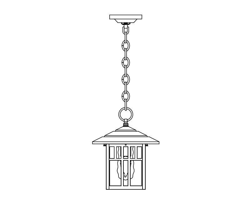 Indian Wells, Medium, aluminum, Ceiling Mount, chain, opalescent honey glass, (1) 40W INC, 120V